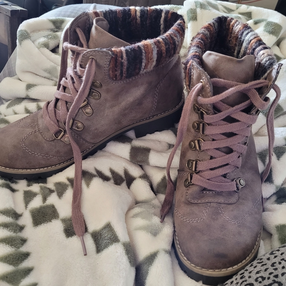 Boots from Cliffs by White Mountain
